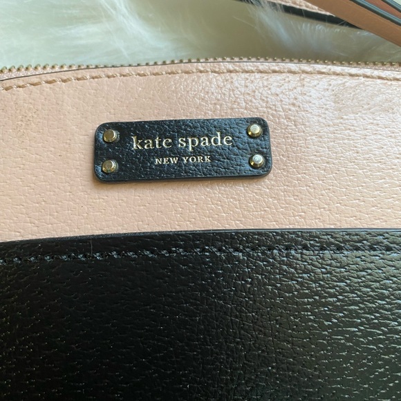 EUC Kate spade Jeanne color block crossbody pink/black - Picture 8 of 16